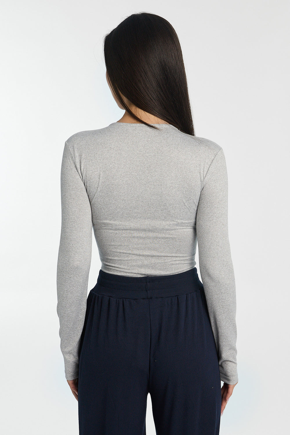 Super Soft Long Sleeve Crew Neck Bodysuit Super Soft Long Sleeve Crew Neck Bodysuit