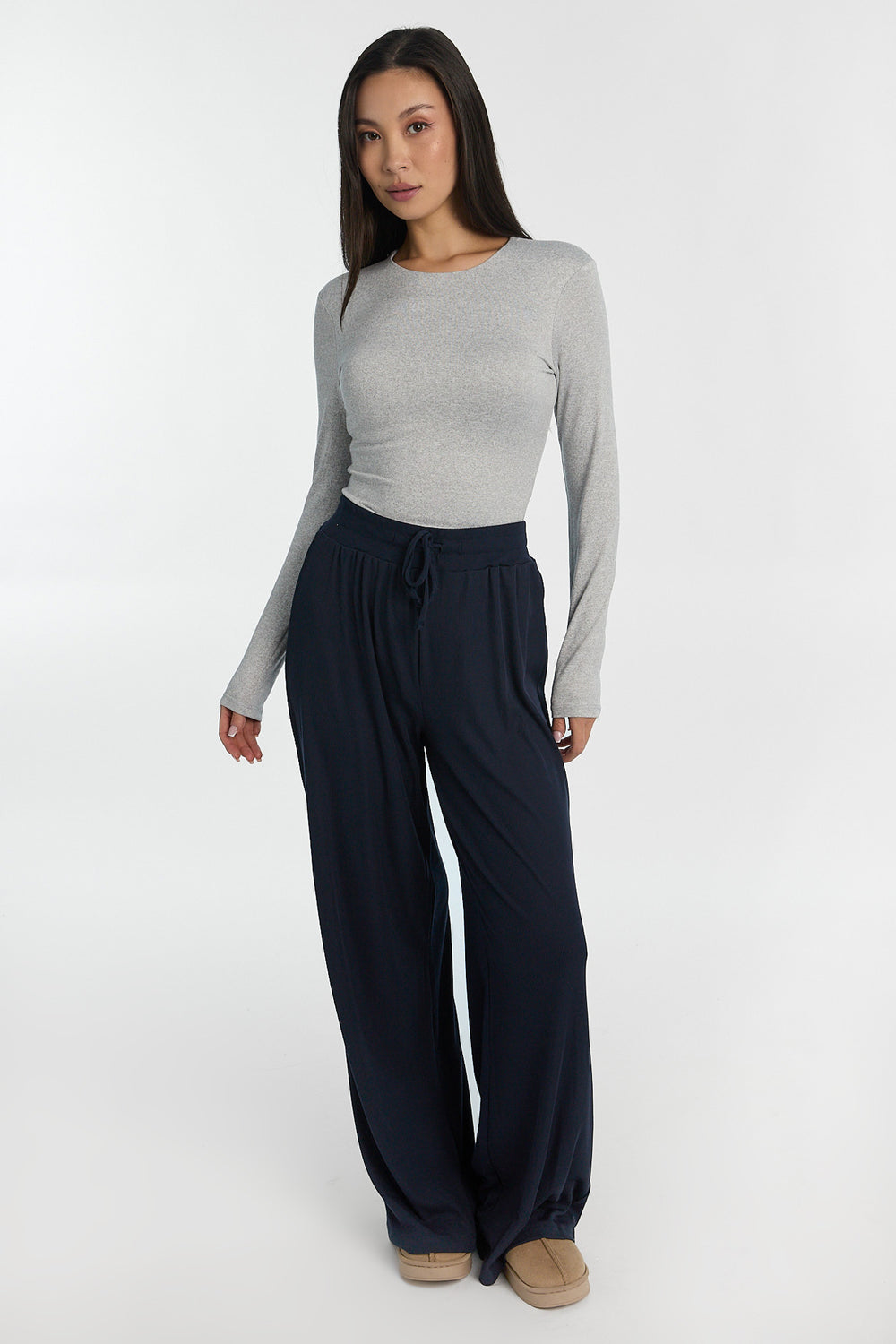 Super Soft Long Sleeve Crew Neck Bodysuit Super Soft Long Sleeve Crew Neck Bodysuit