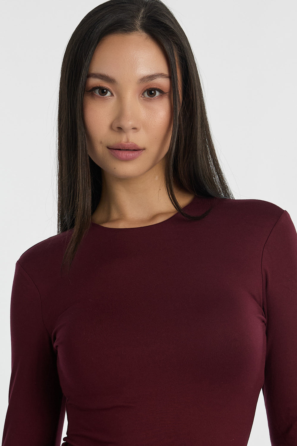 Super Soft Long Sleeve Crew Neck Bodysuit Super Soft Long Sleeve Crew Neck Bodysuit