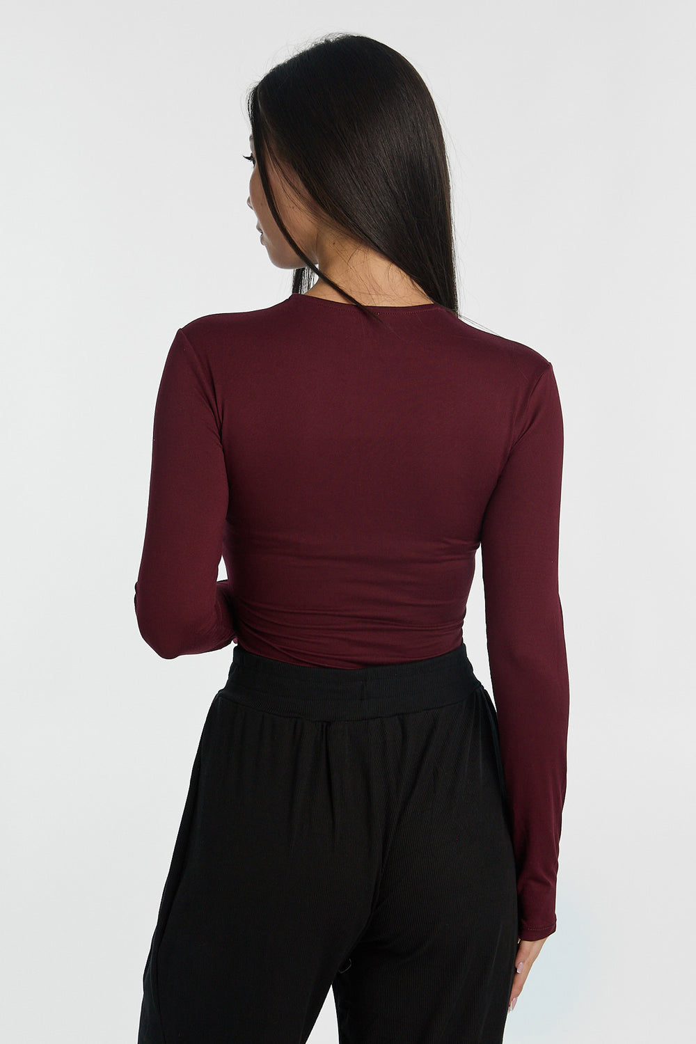 Super Soft Long Sleeve Crew Neck Bodysuit Super Soft Long Sleeve Crew Neck Bodysuit