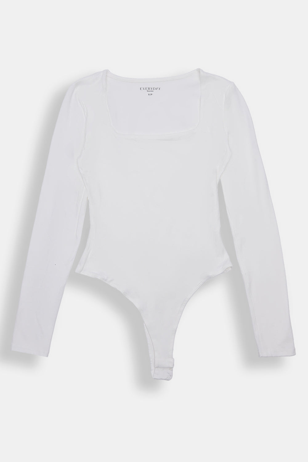 Super Soft Long Sleeve Square Neck Bodysuit Super Soft Long Sleeve Square Neck Bodysuit
