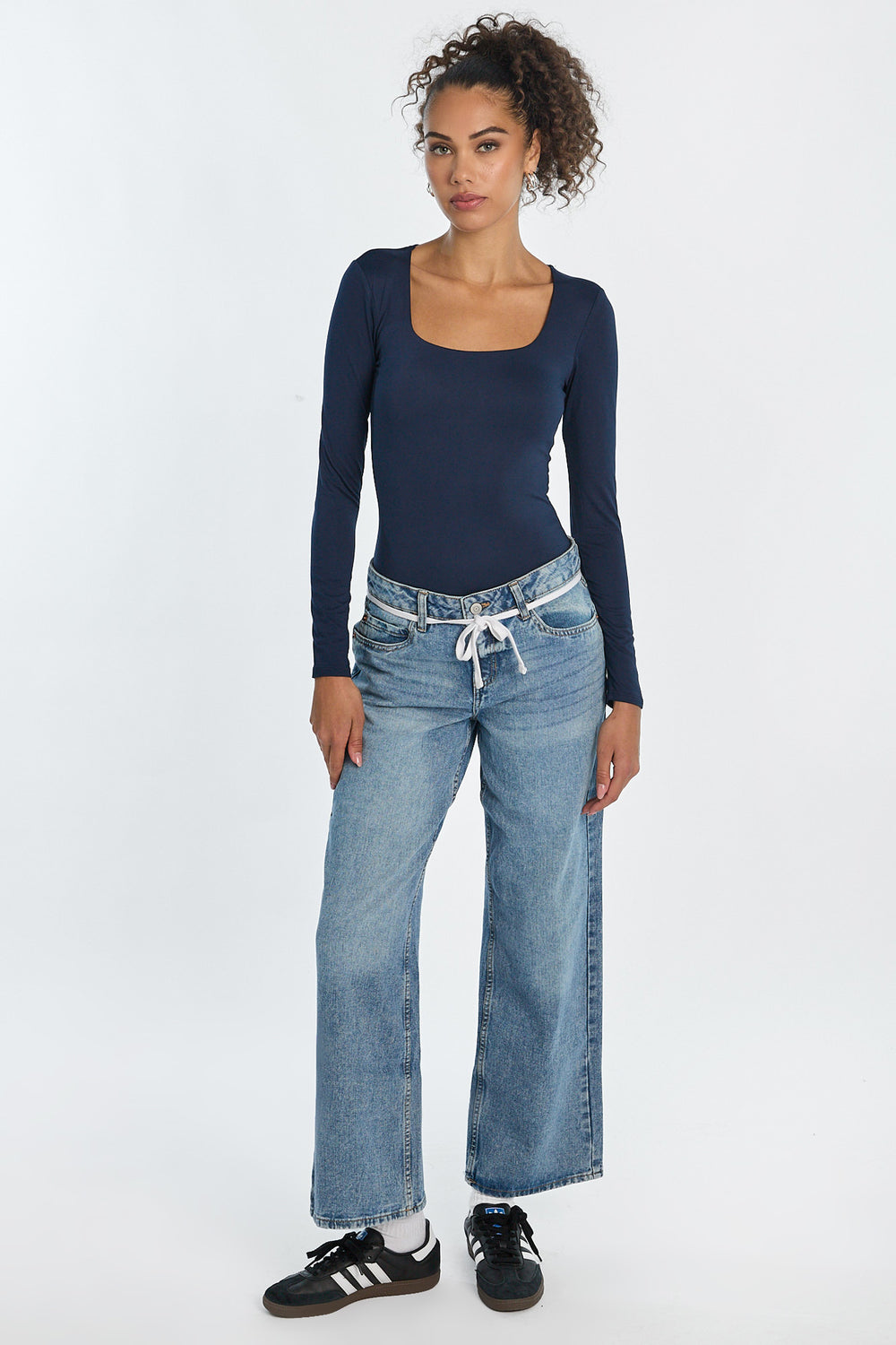 Super Soft Long Sleeve Square Neck Bodysuit Super Soft Long Sleeve Square Neck Bodysuit