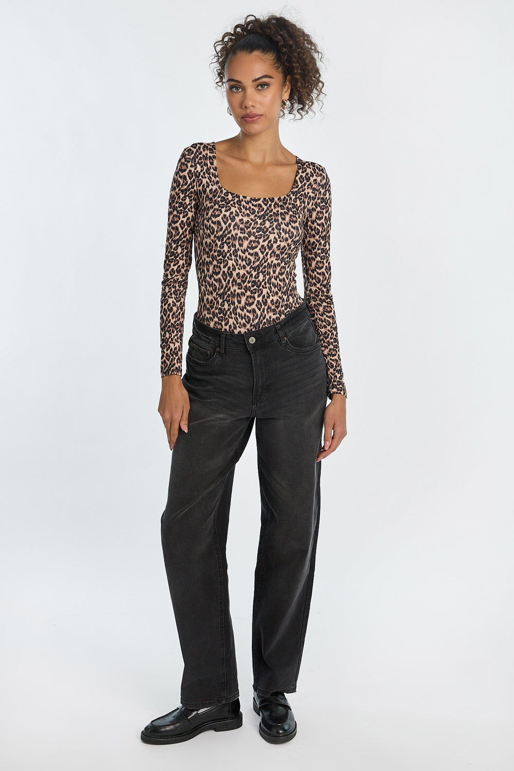 Super Soft Long Sleeve Square Neck Bodysuit Super Soft Long Sleeve Square Neck Bodysuit