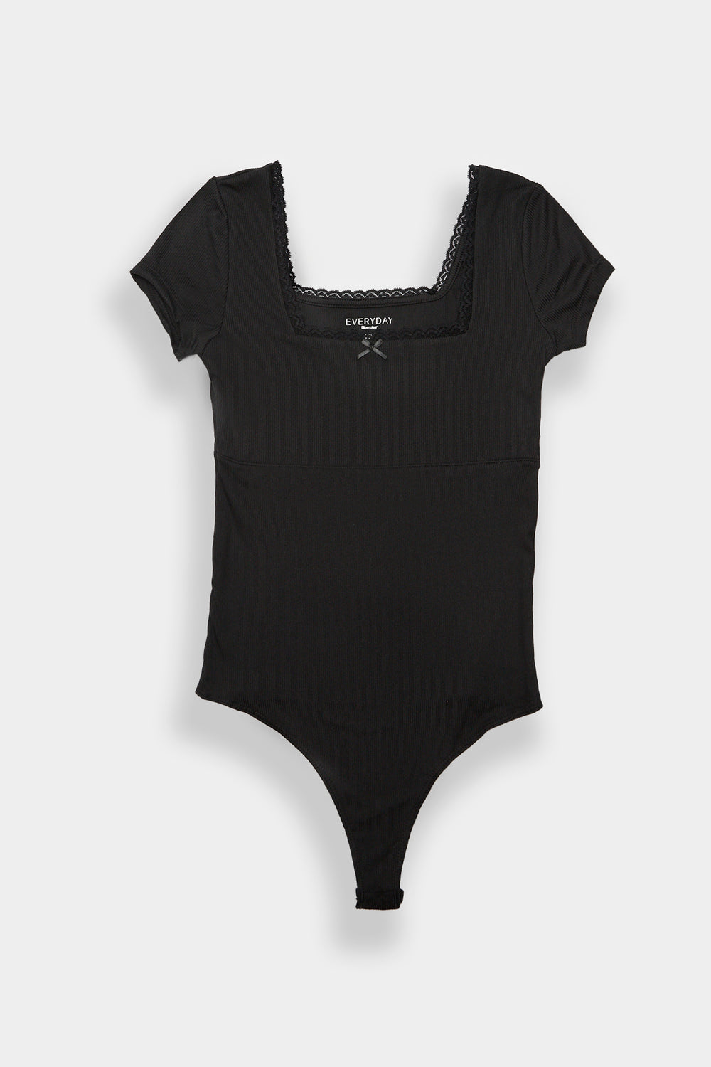 Body à manches courtes et col carré ultra doux Body à manches courtes et col carré ultra doux