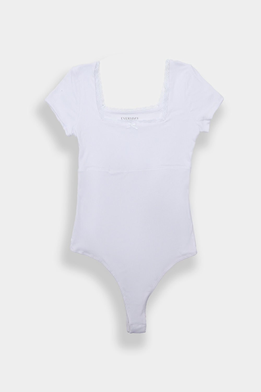 Super Soft Short Sleeve Square Neck Bodysuit Super Soft Short Sleeve Square Neck Bodysuit