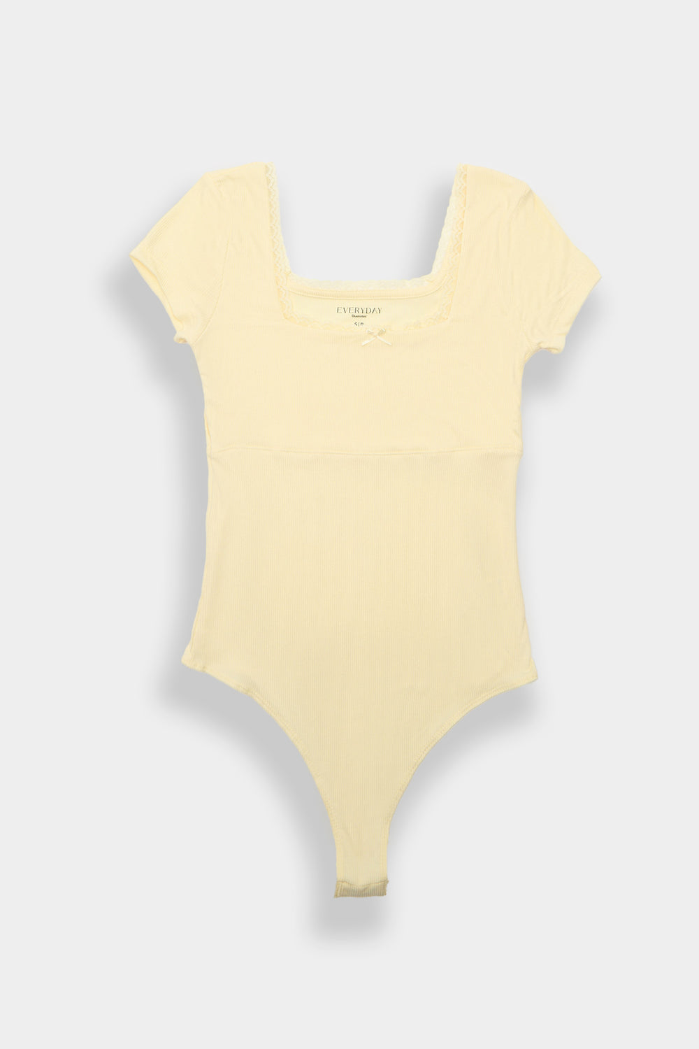 Body à manches courtes et col carré ultra doux Body à manches courtes et col carré ultra doux