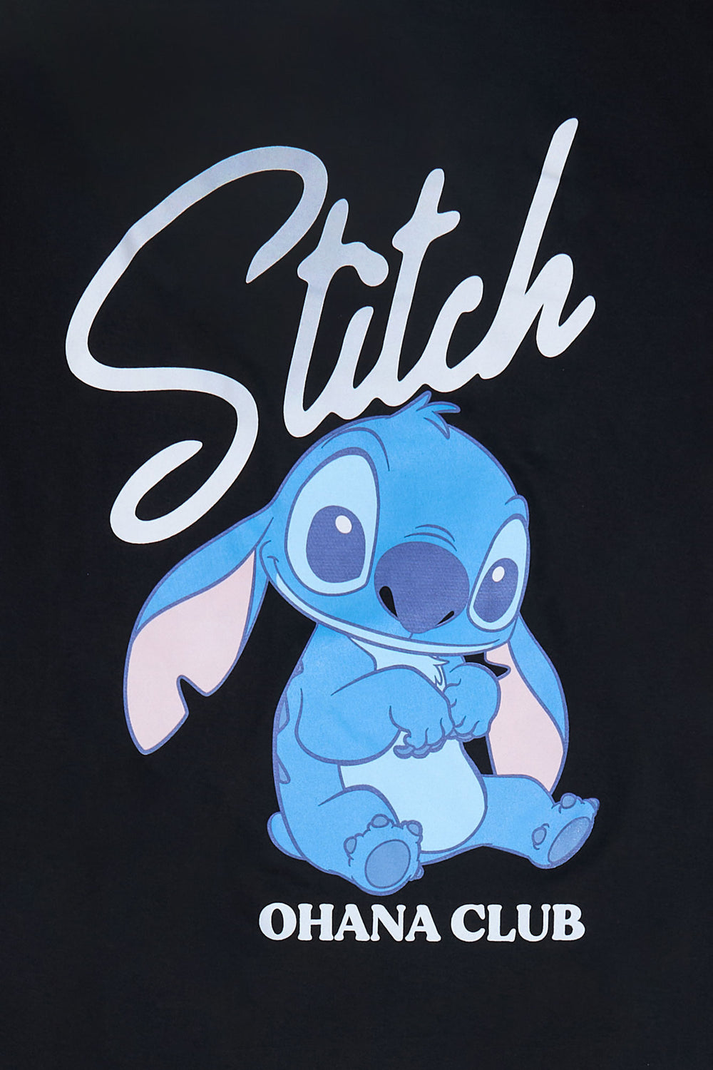 Stitch Ohana Club Boyfriend Graphic Tee Stitch Ohana Club Boyfriend Graphic Tee