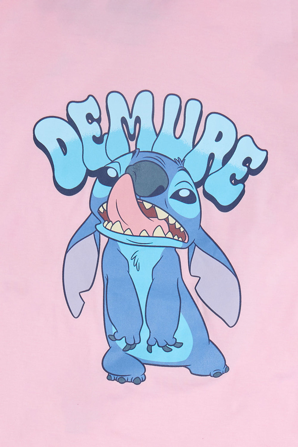 T-shirt coupe boyfriend imprimé Demure Stitch T-shirt coupe boyfriend imprimé Demure Stitch