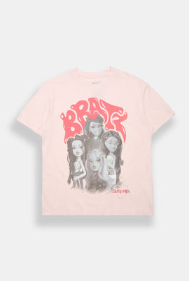 T-shirt coupe boyfriend imprimé Bratz Dolls