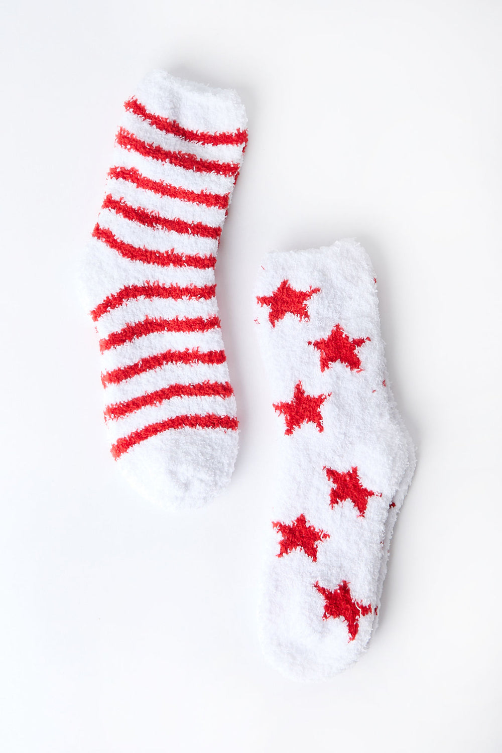 Chaussettes en peluche douce paquet de 2 Chaussettes en peluche douce paquet de 2