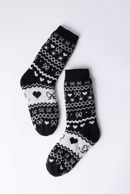 Chaussettes de lecture doublées sherpa