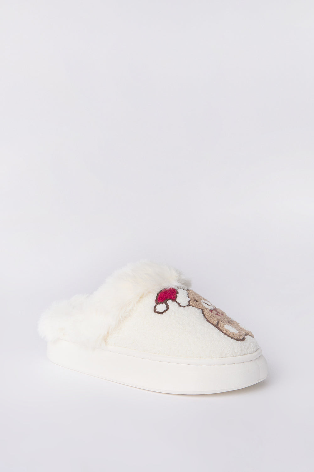 Faux-Shearling Scuff Plush Slippers Faux-Shearling Scuff Plush Slippers