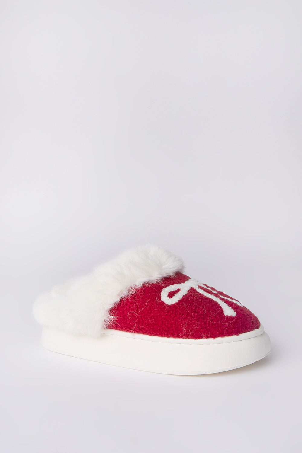 Faux-Shearling Scuff Plush Slippers Faux-Shearling Scuff Plush Slippers