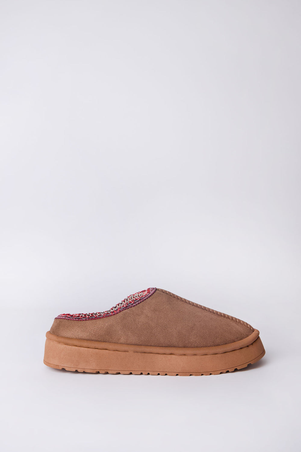Womens Faux-Suede Slippers Womens Faux-Suede Slippers