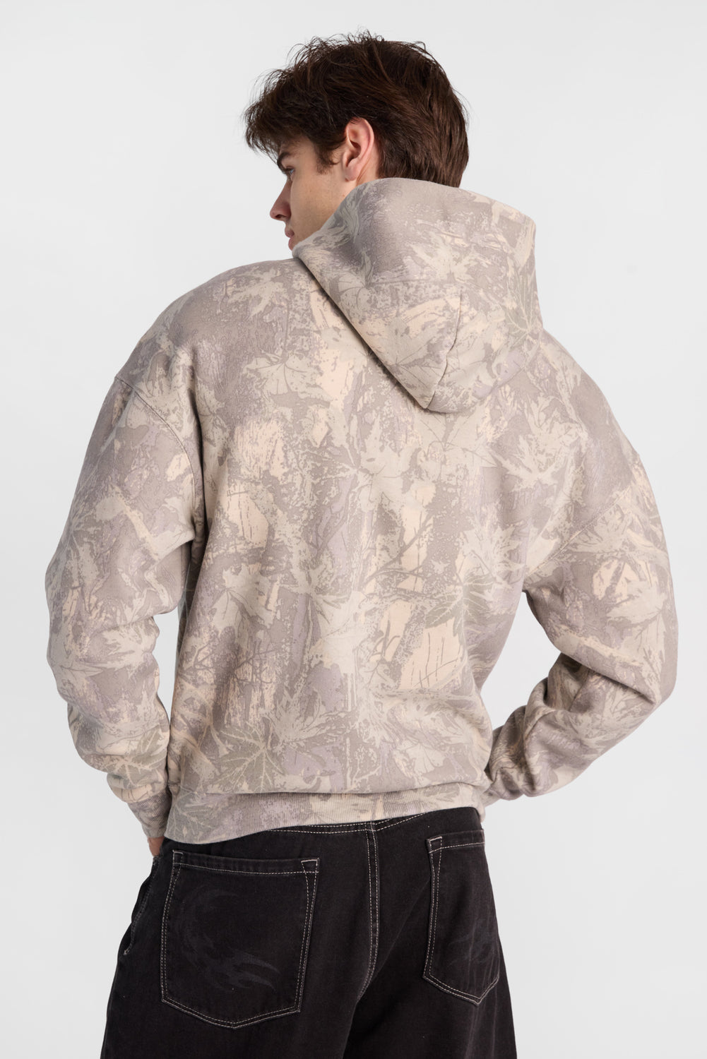 North Western Tree Camouflage Boxy Hoodie North Western Tree Camouflage Boxy Hoodie
