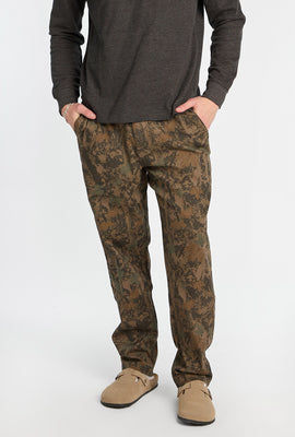 Pantalon en sergé à coupe décontractée