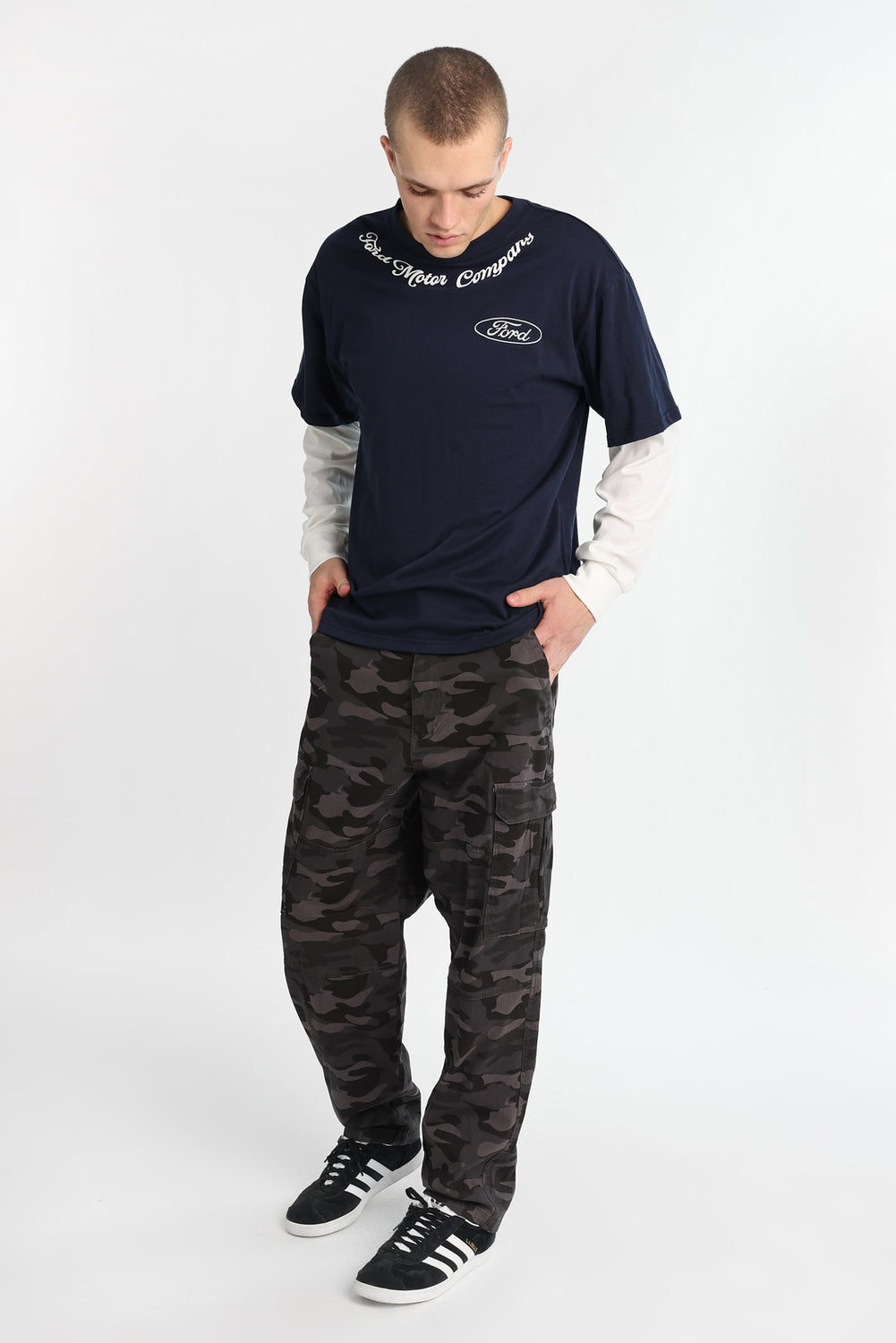 Camouflage Baggy Skater Cargo Pants Camouflage Baggy Skater Cargo Pants