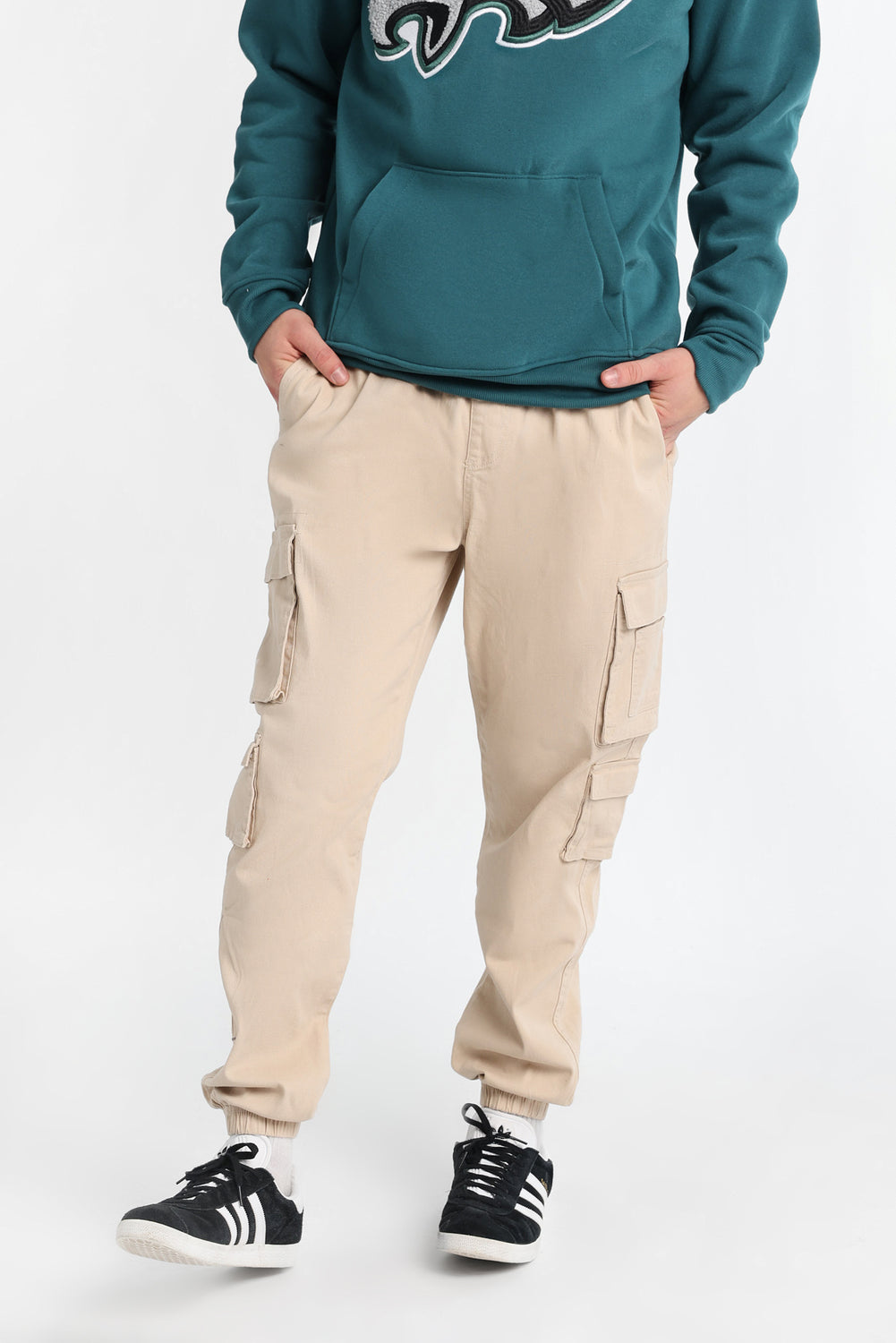 Jogger cargo utilitaire en sergé Jogger cargo utilitaire en sergé - West49