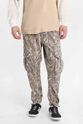 Relaxed Cargo Twill Jogger