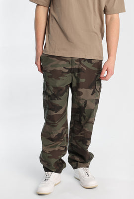 Pantalon cargo ample en ripstop