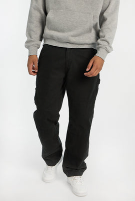 Cotton Canvas Utility Carpenter Pants