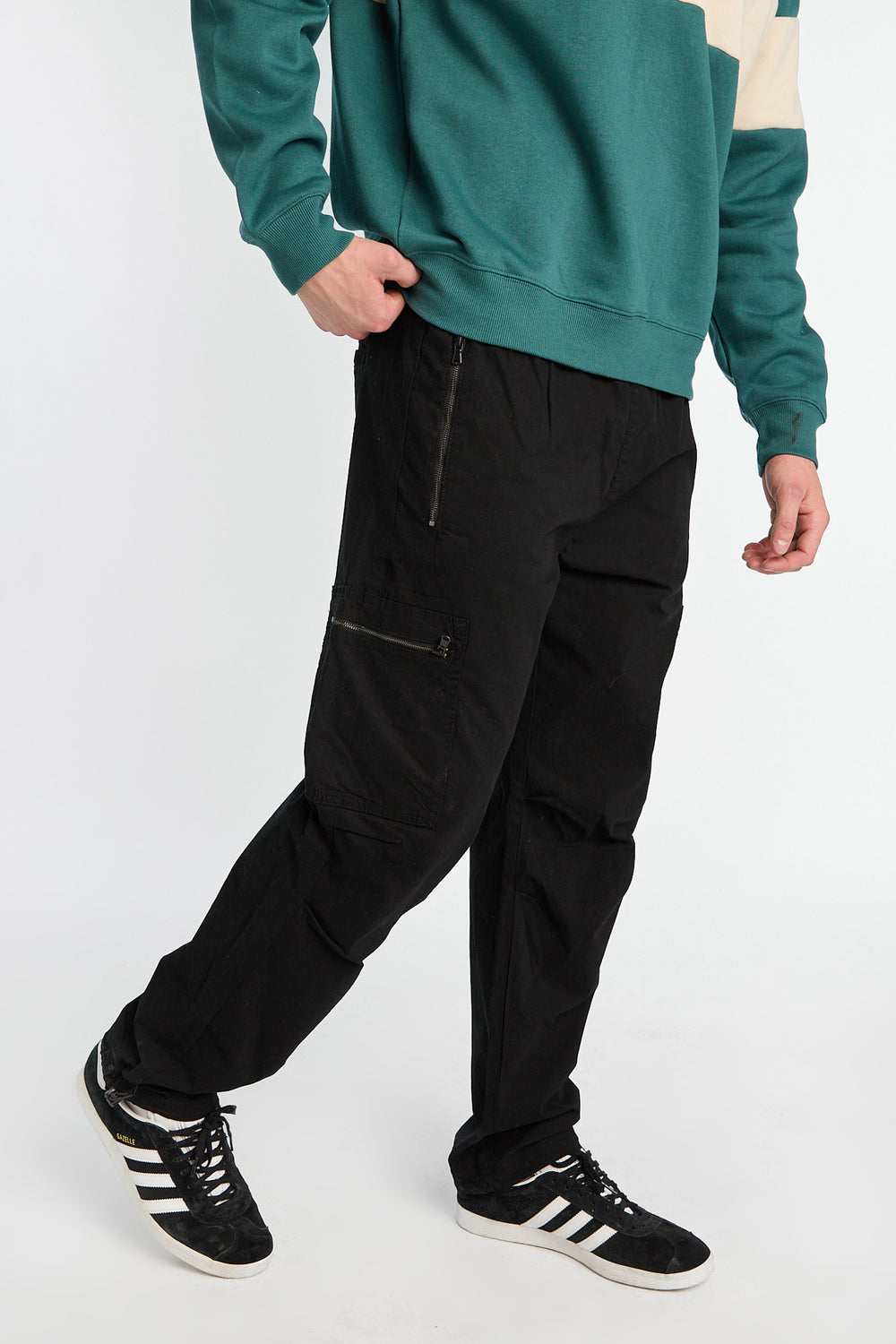 Loose Zip Poplin Cargo Jogger Loose Zip Poplin Cargo Jogger