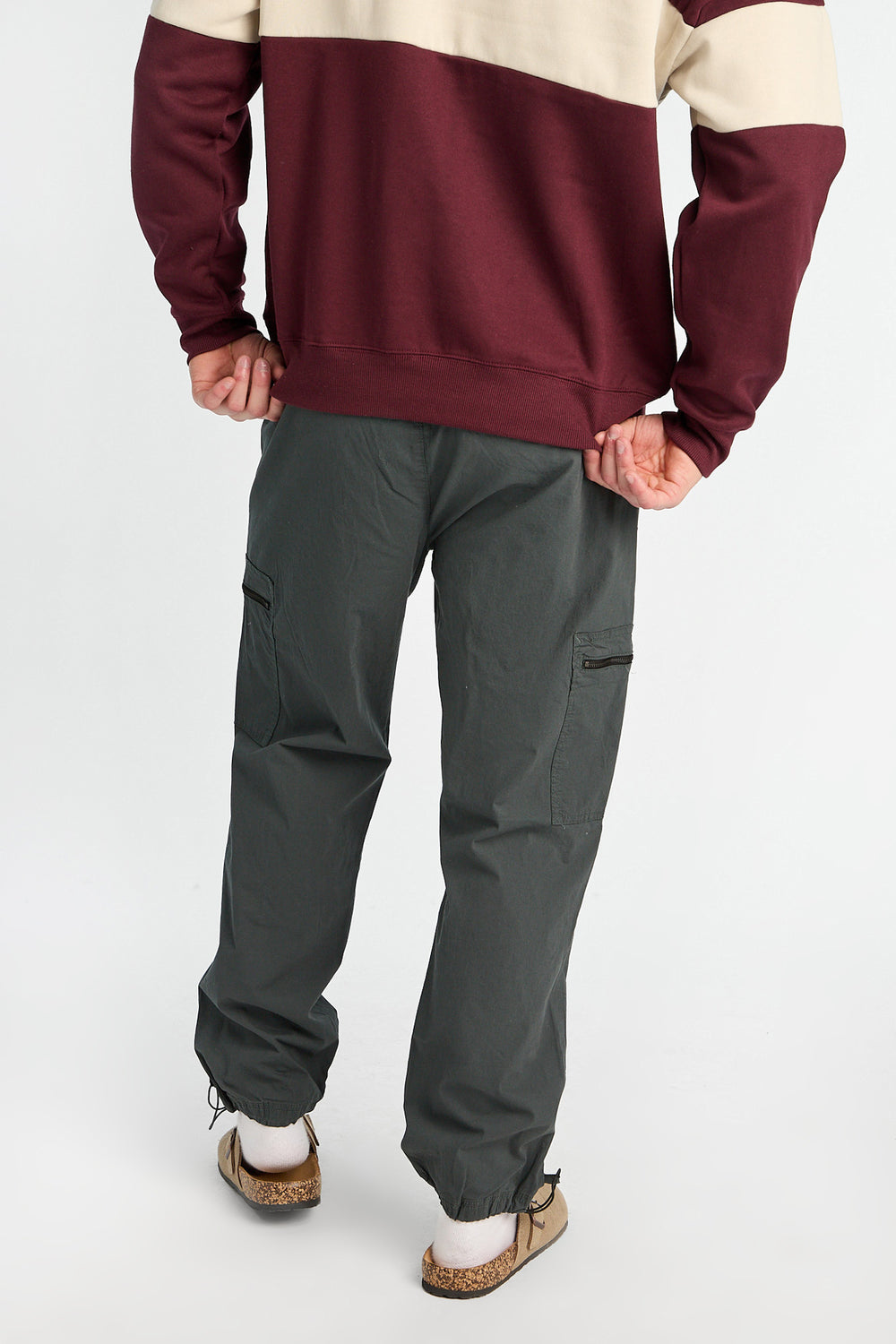 Loose Zip Poplin Cargo Jogger Loose Zip Poplin Cargo Jogger