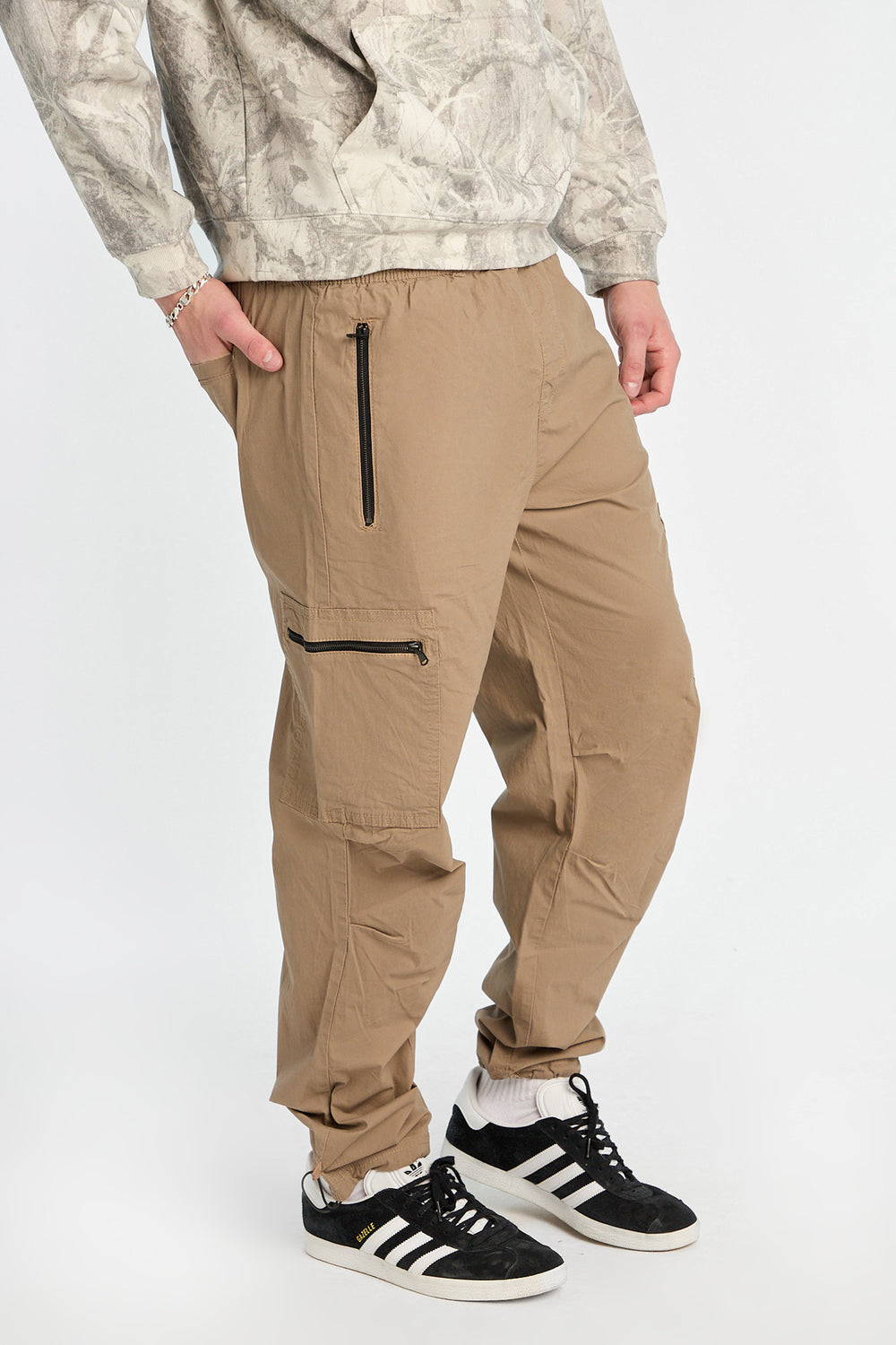 Loose Zip Poplin Cargo Jogger Loose Zip Poplin Cargo Jogger