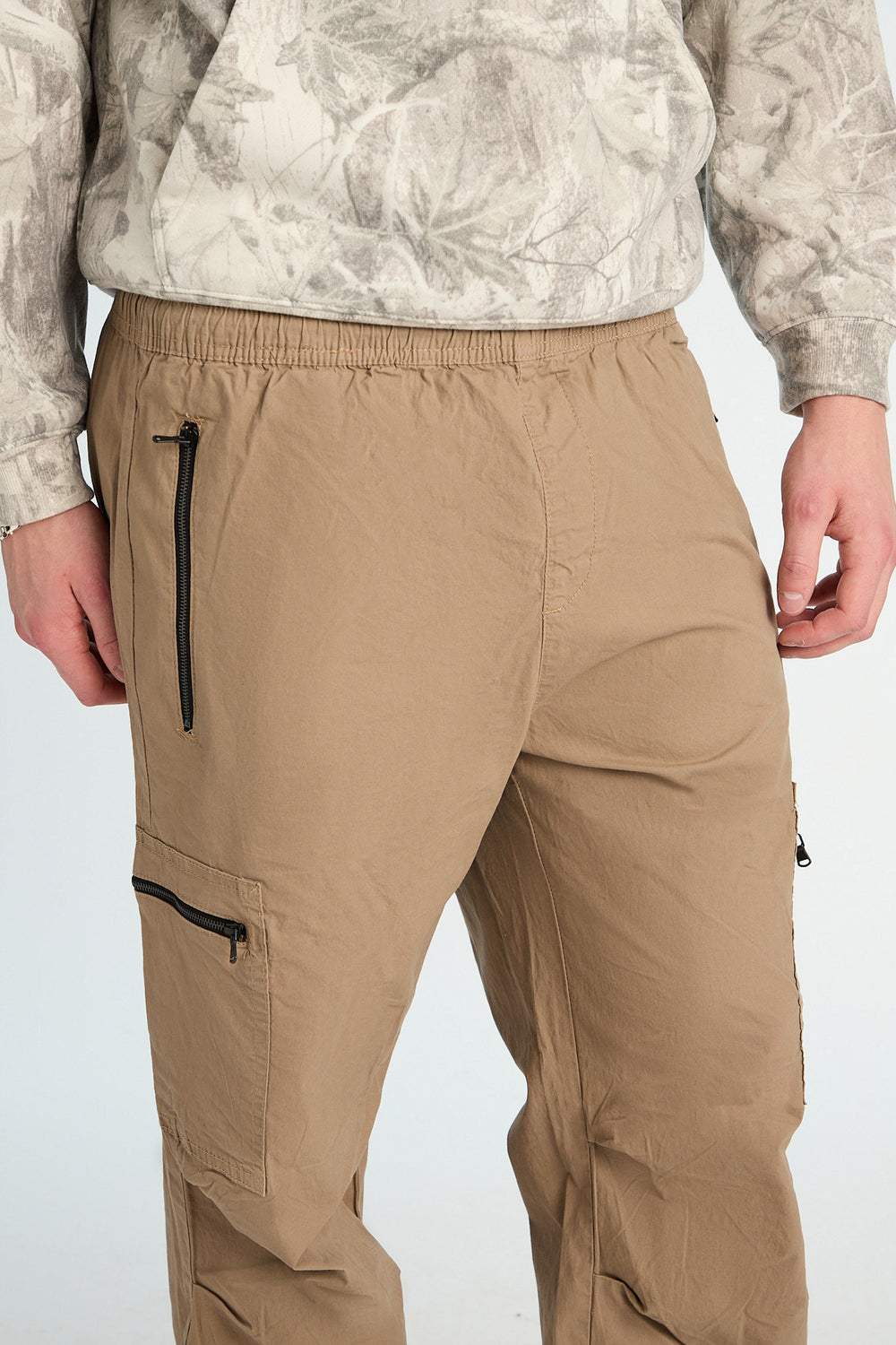 Loose Zip Poplin Cargo Jogger Loose Zip Poplin Cargo Jogger