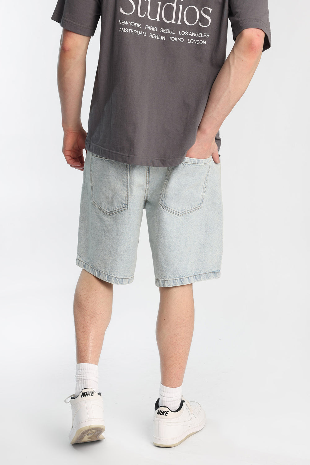Short en denim ample Short en denim ample