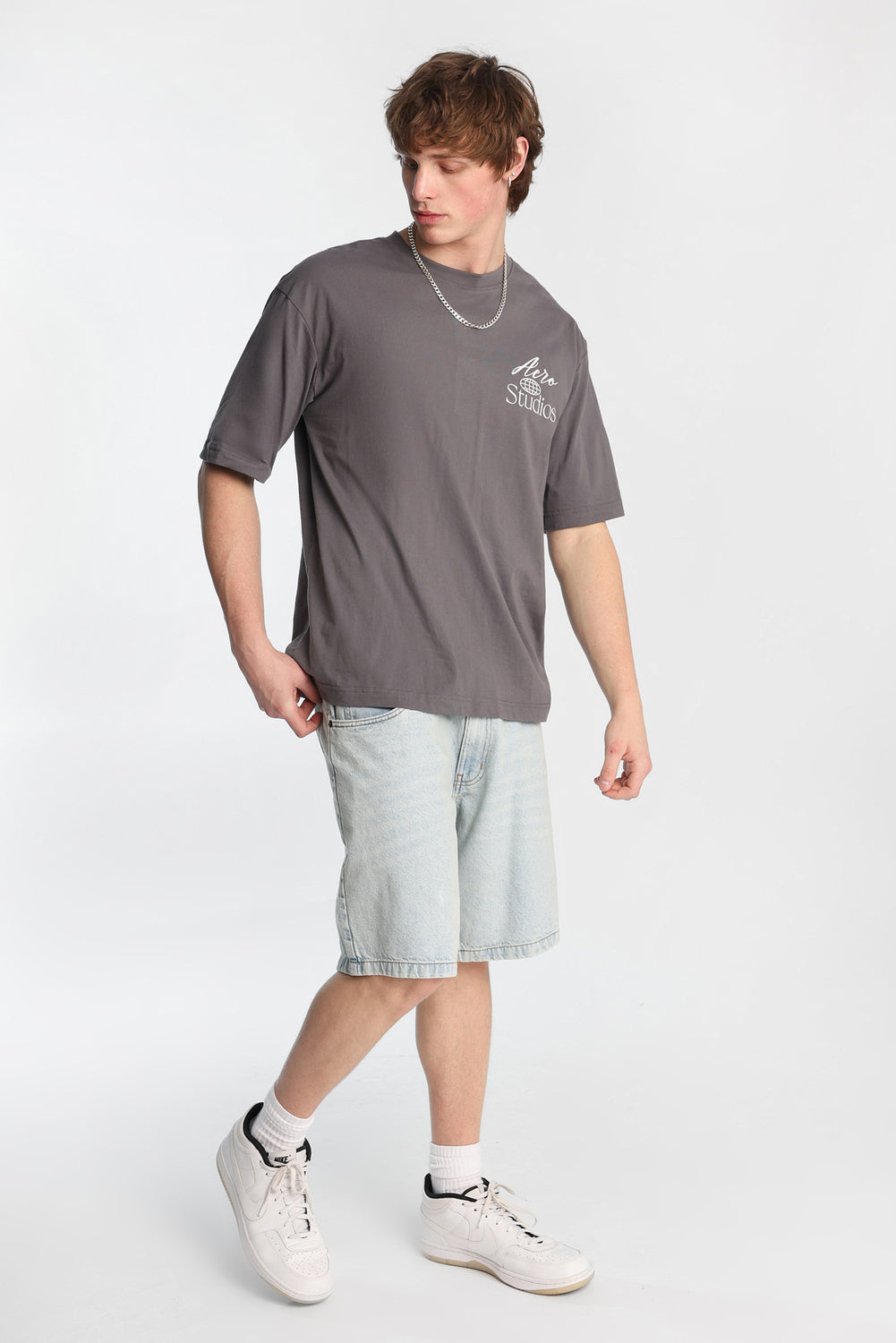 Short en denim ample Short en denim ample