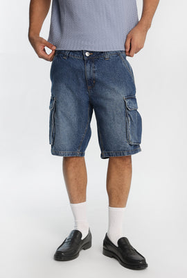 Cargo Denim Shorts