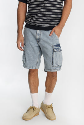 Cargo Denim Shorts