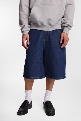 Short en denim ample