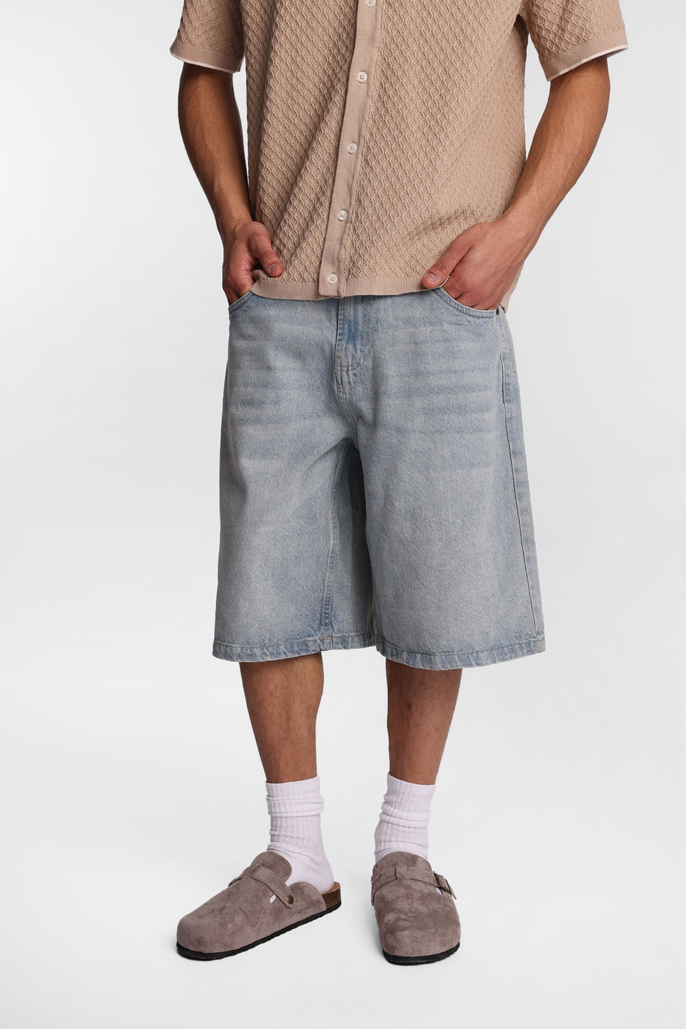 Short en denim ample Short en denim ample