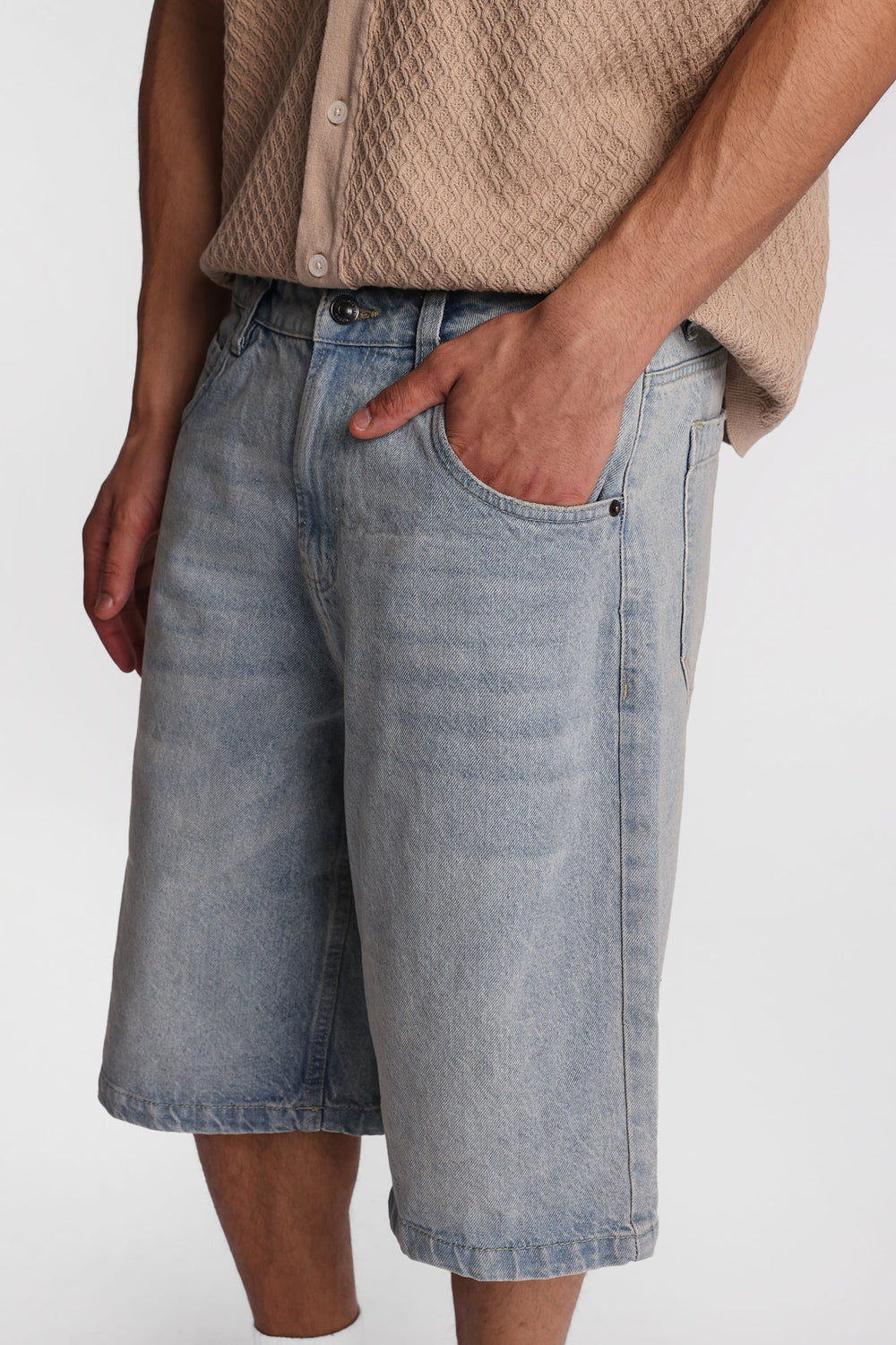 Short en denim ample Short en denim ample