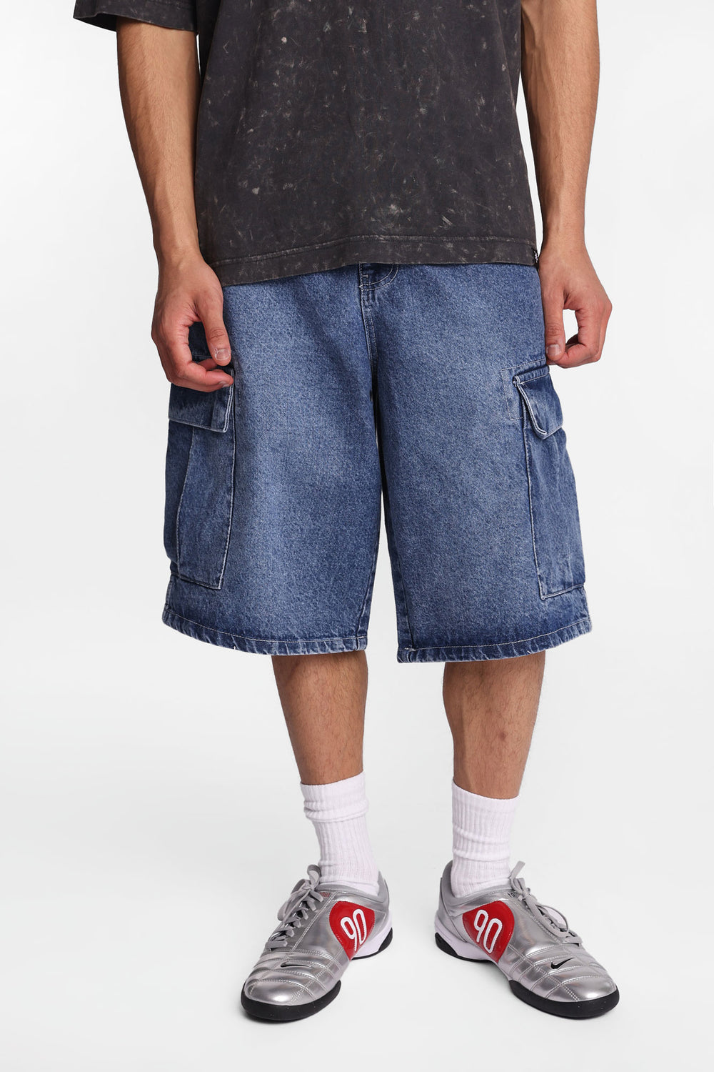 Baggy Cargo Denim Shorts Baggy Cargo Denim Shorts