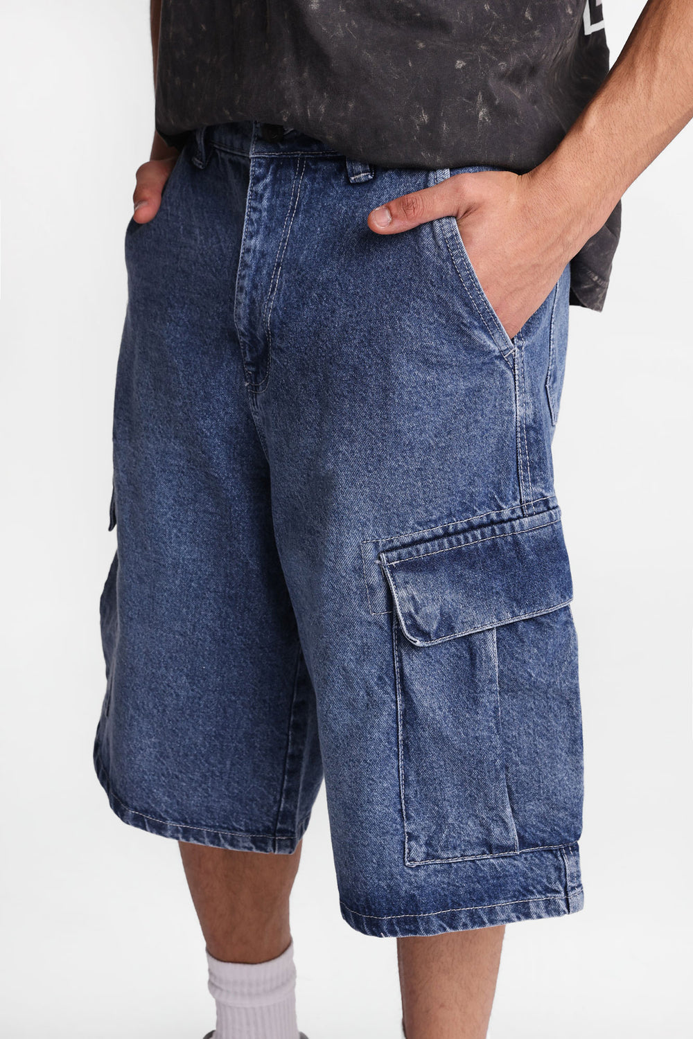 Baggy Cargo Denim Shorts Baggy Cargo Denim Shorts