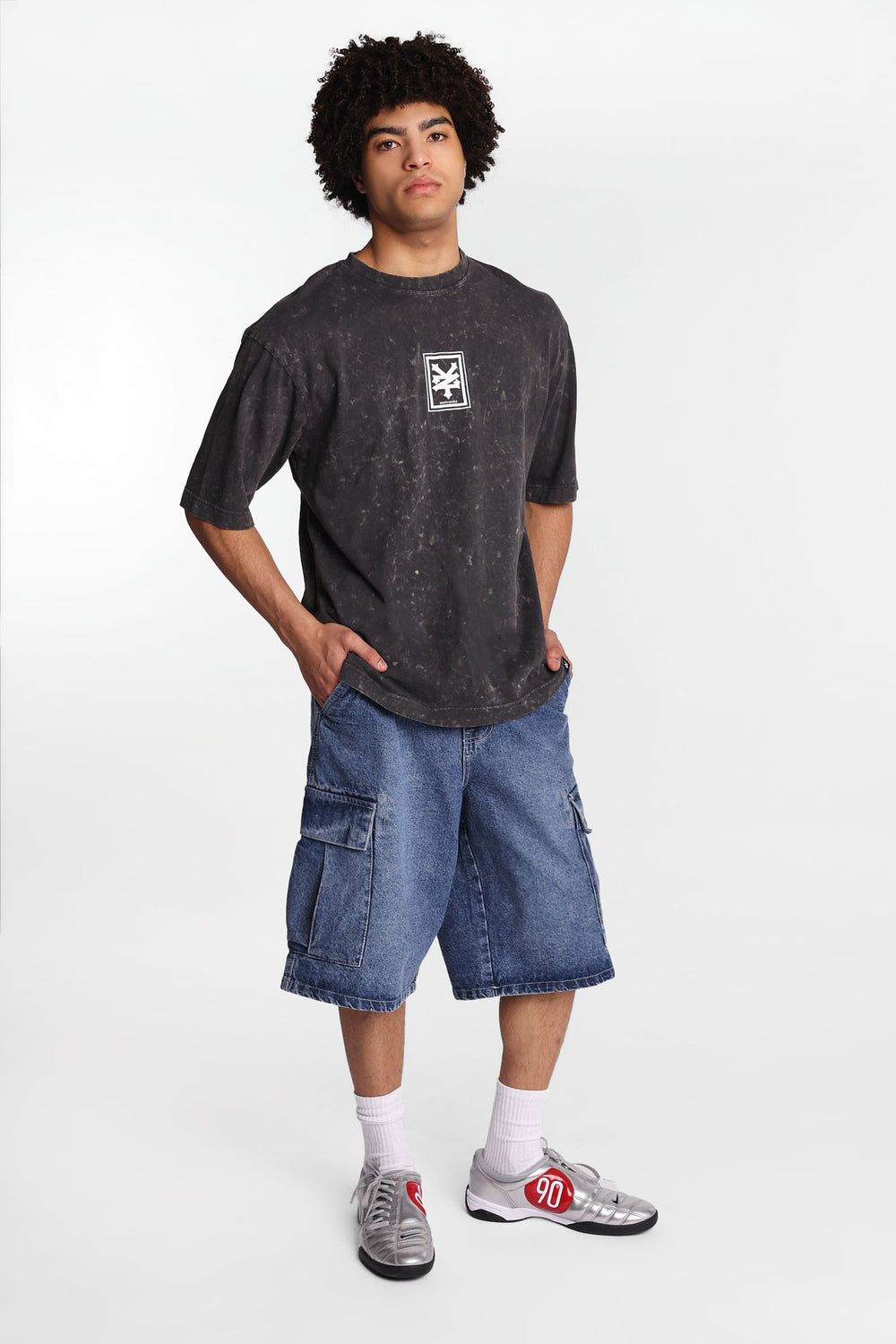 Baggy Cargo Denim Shorts Baggy Cargo Denim Shorts