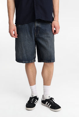 Short en denim ample