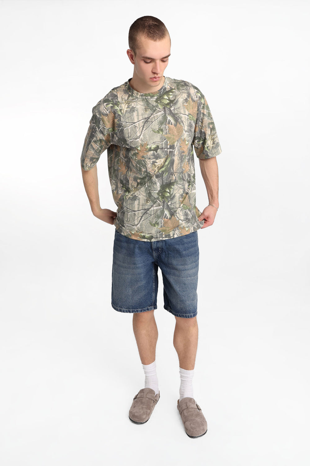Loose Denim Shorts Loose Denim Shorts