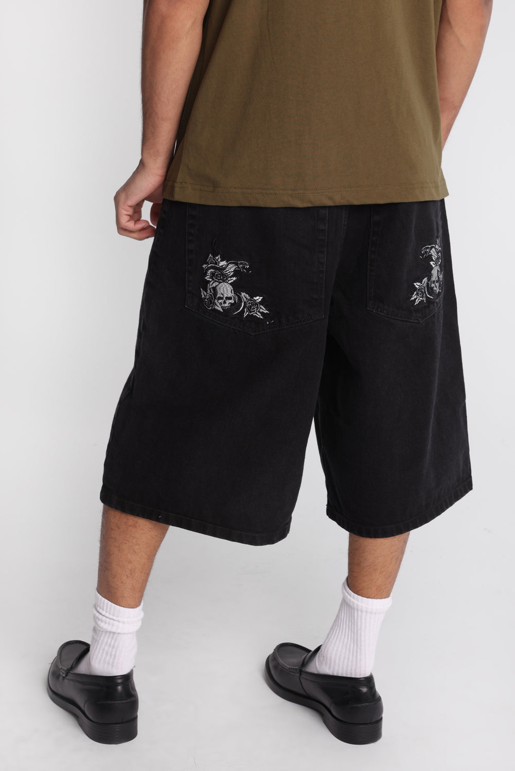 Baggy Embroidered Jorts Baggy Embroidered Jorts