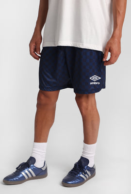 Short de soccer en maille à damier Umbro