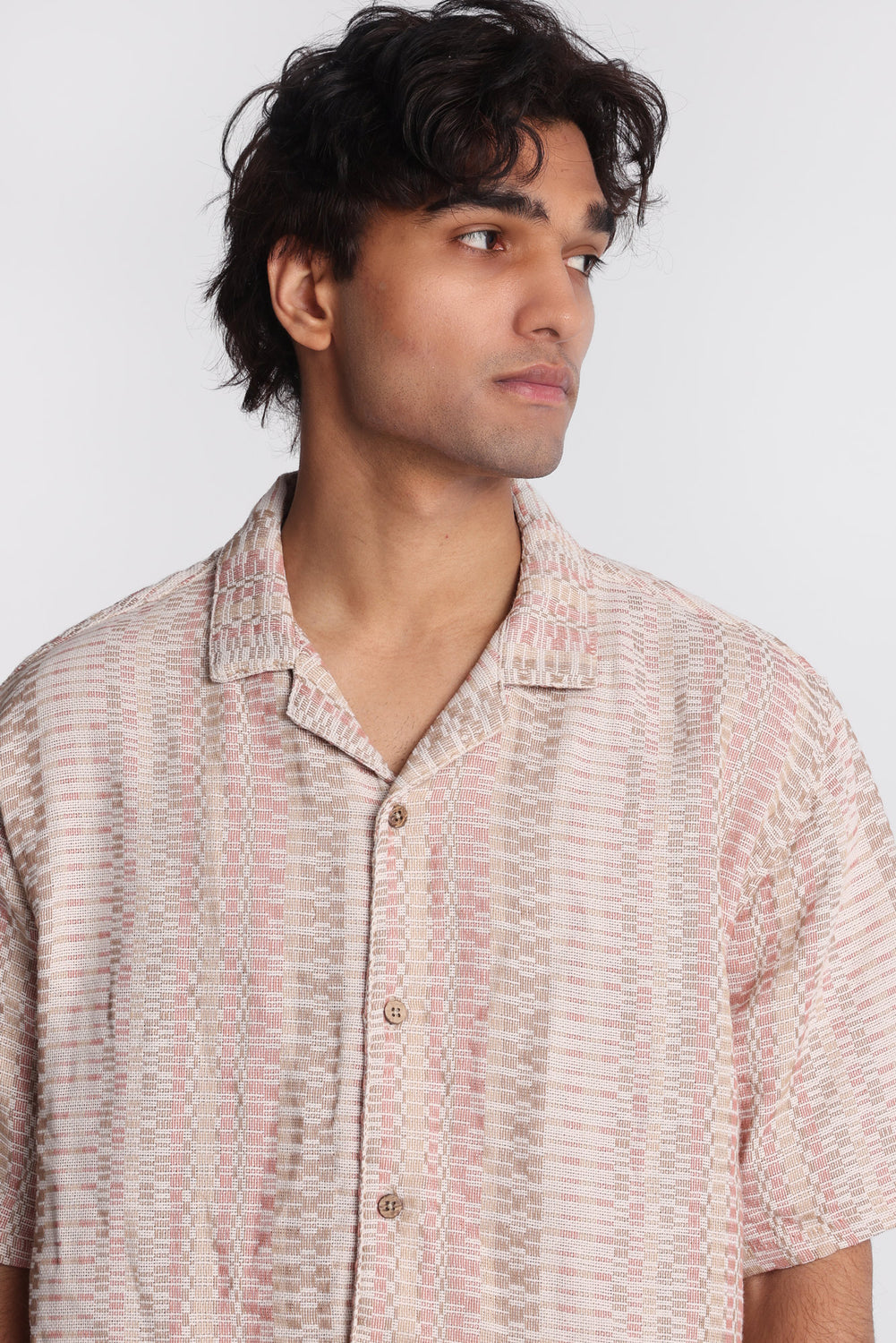Chemise texturée boutonnée Chemise texturée boutonnée