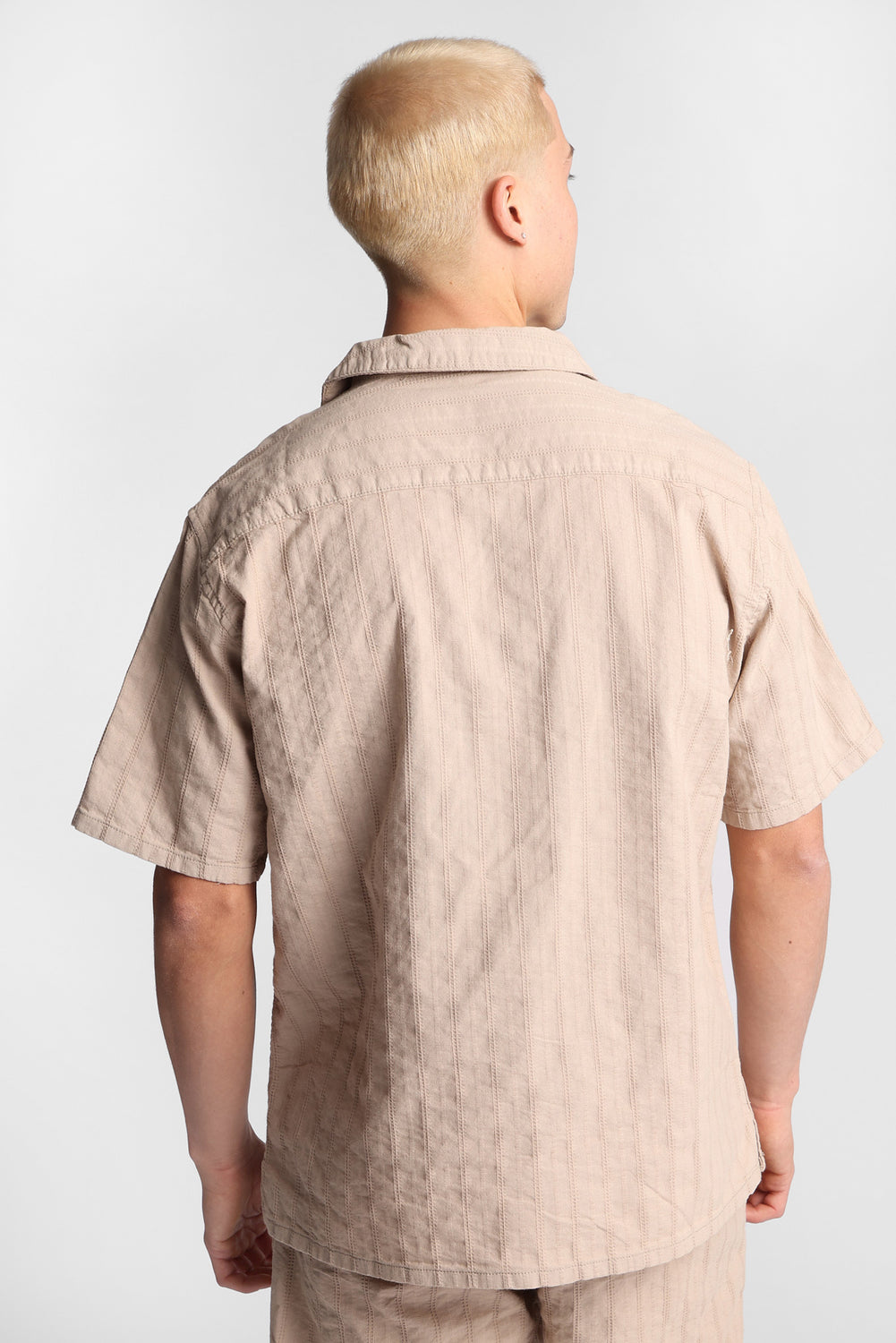 Chemise texturée boutonnée Chemise texturée boutonnée