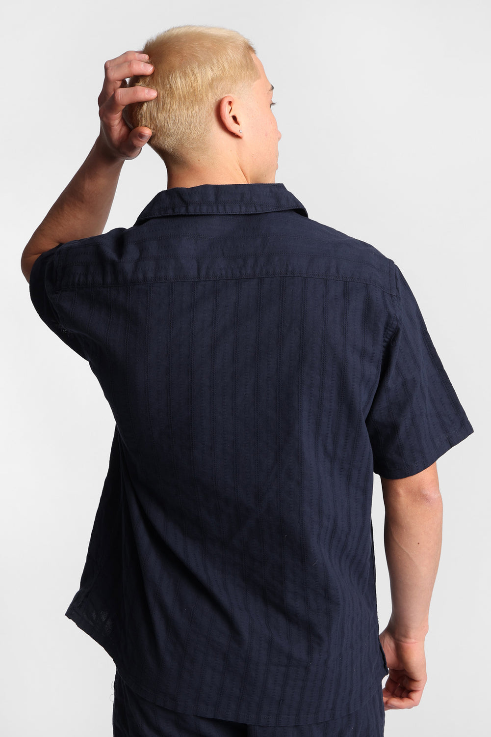 Chemise texturée boutonnée Chemise texturée boutonnée