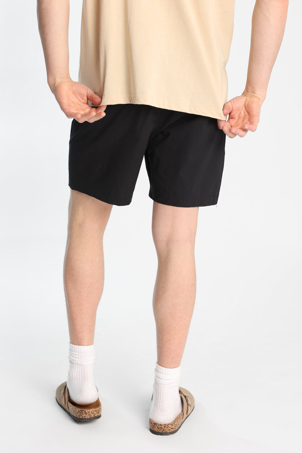 Short en popeline de coton Short en popeline de coton