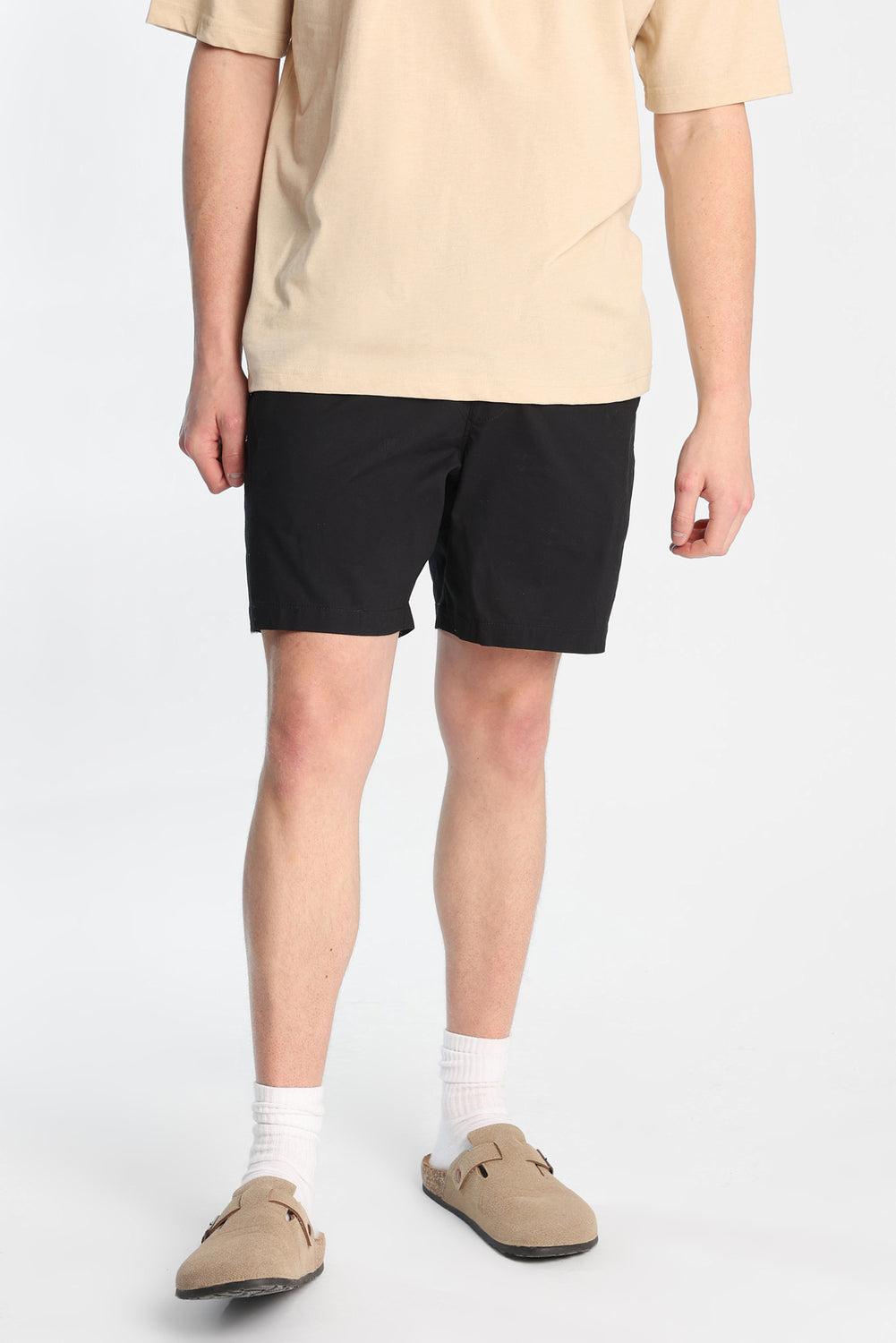 Short en popeline de coton Short en popeline de coton
