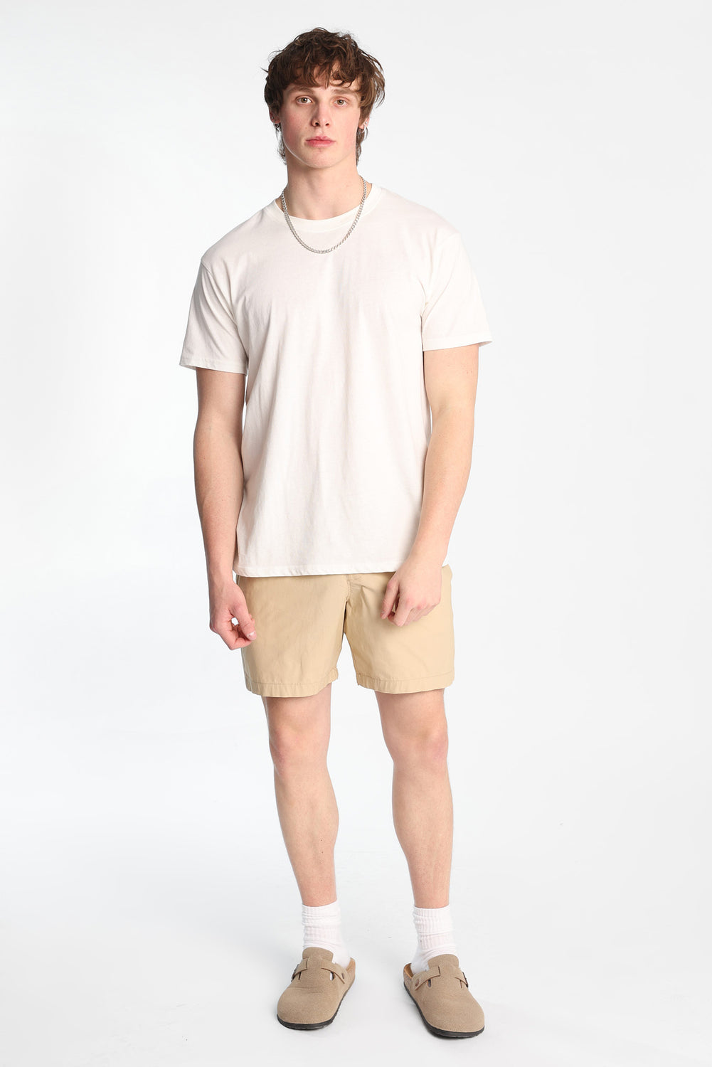 Short en popeline de coton Short en popeline de coton