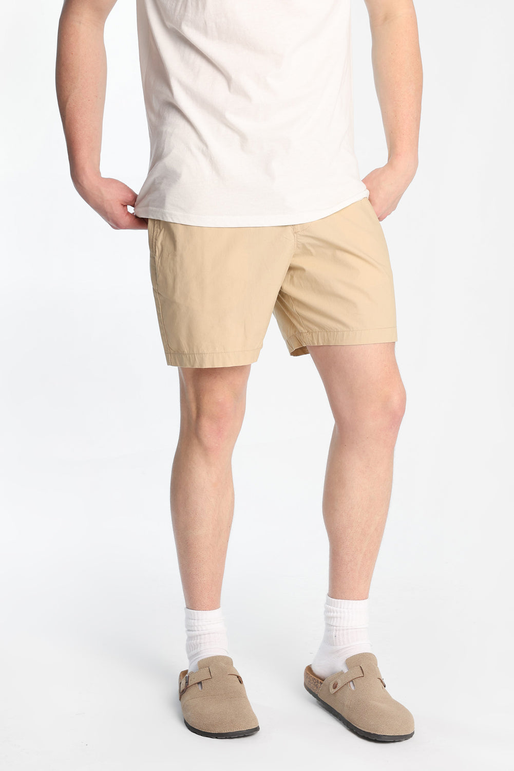 Short en popeline de coton Short en popeline de coton